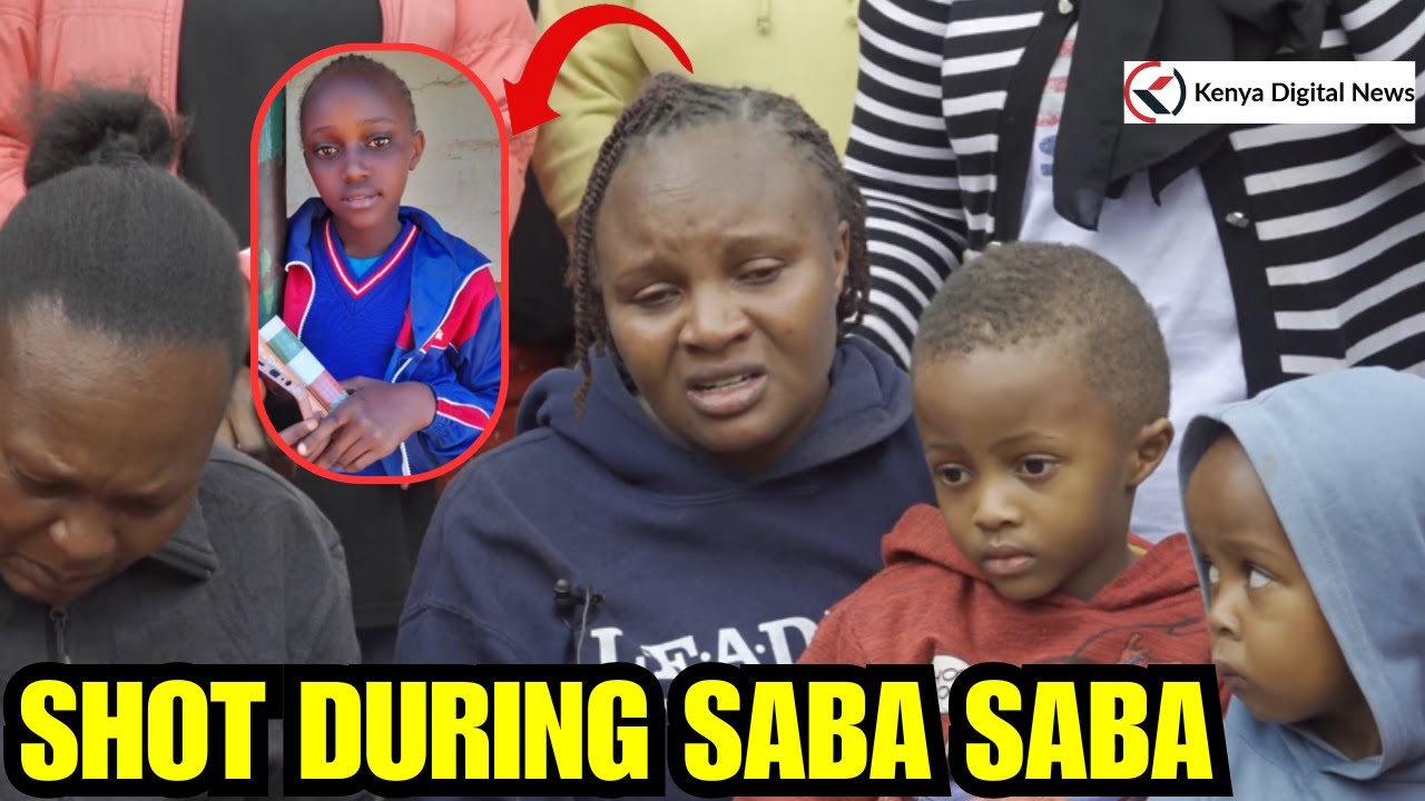 Tears as Ndumberi family in Kiambu narrate how their 12-year-old girl was shot inside their home!!