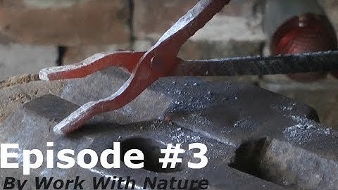 Blacksmithing - Tongs from Rebar!