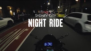 Stefvlog | Sydney city night ride after work | Honda CBR 650R | Akrapovic
