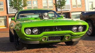 Amazing MUSCLE CARS Show Up to This Meet!! *INSANE V8 STARTUPS*