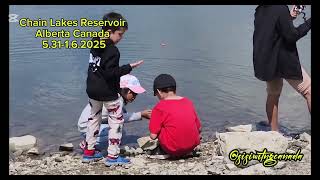Camping and Fishing at Chain Lakes Reservoir Alberta Canada #camping #fishing #canada