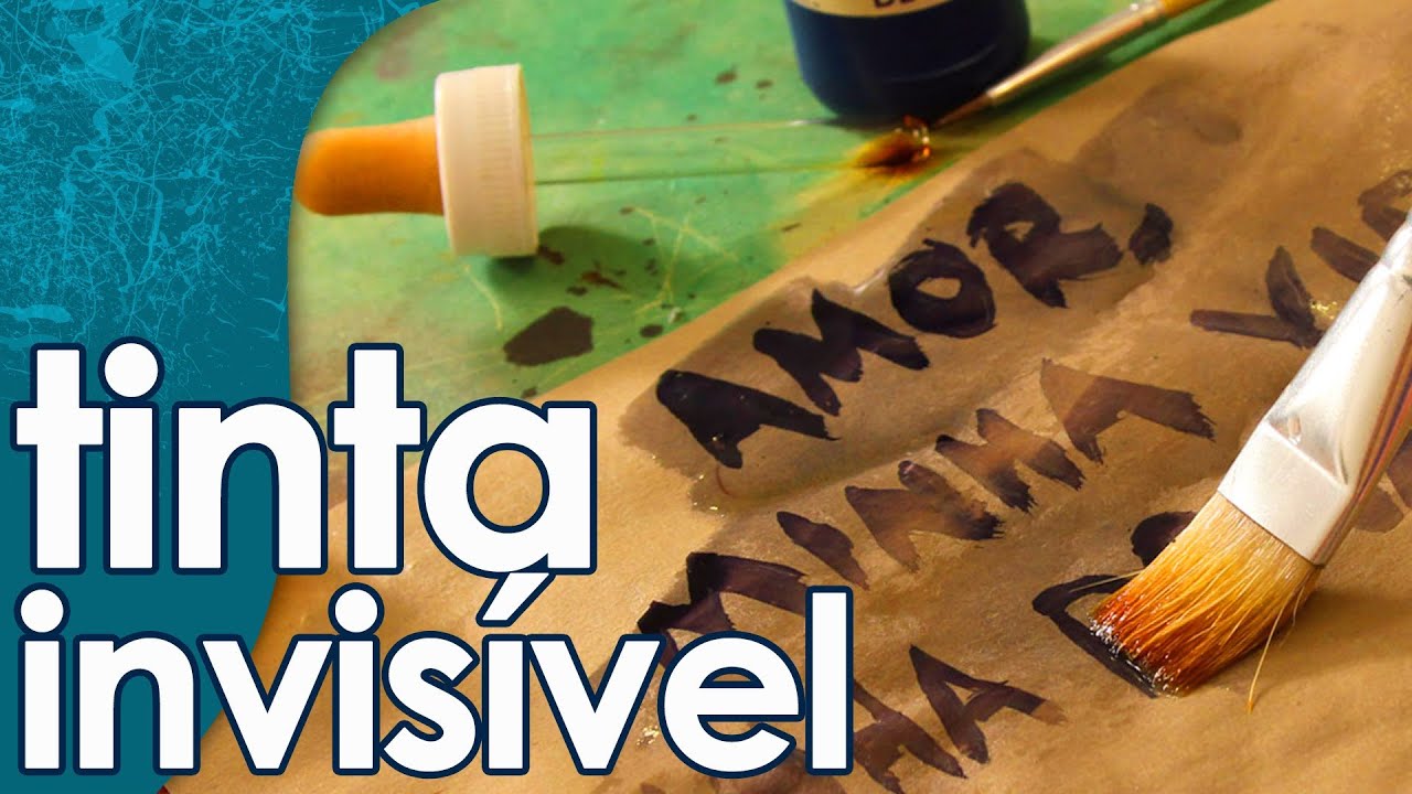 TINTA INVISÍVEL com amido de milho e iodo (EXPERIÊNCIA de QUÍMICA)
