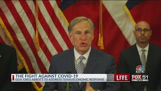 Abbott issues executive order designed to re-open Texas in waves, all schools closed until fall
