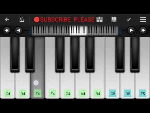 Tujhse Naraz Nahi Zindagi Piano || Sanam || - Mobile Perfect Piano Tutorial