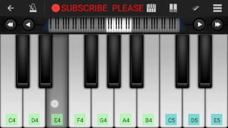 Tujhse Naraz Nahi Zindagi Piano || Sanam || - Mobile Perfect Piano Tutorial