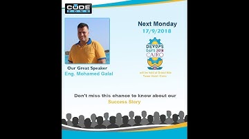 DevOpsDays Cairo 2018 CodeZone 00 Intro