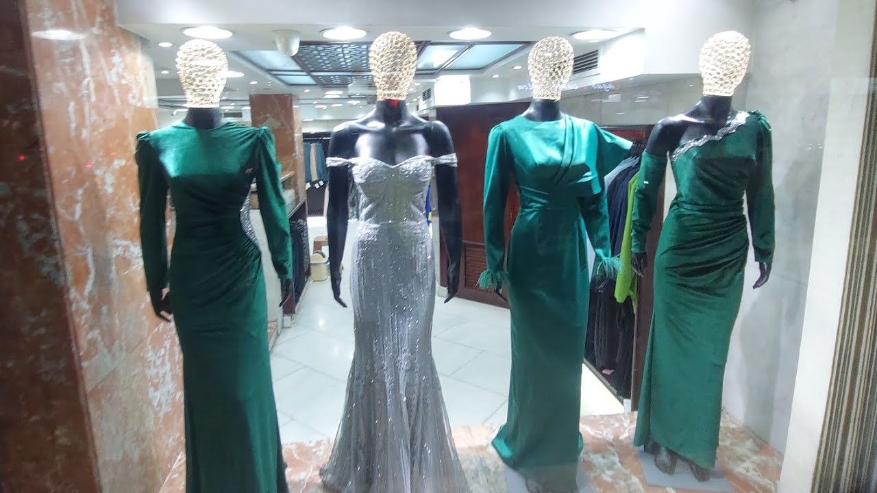 لاول مره بوتيك خالد فساتين سواريه مقاسات خاصه وتوينزات وبونشوهات للماميز لحد ١٥٠كيلو