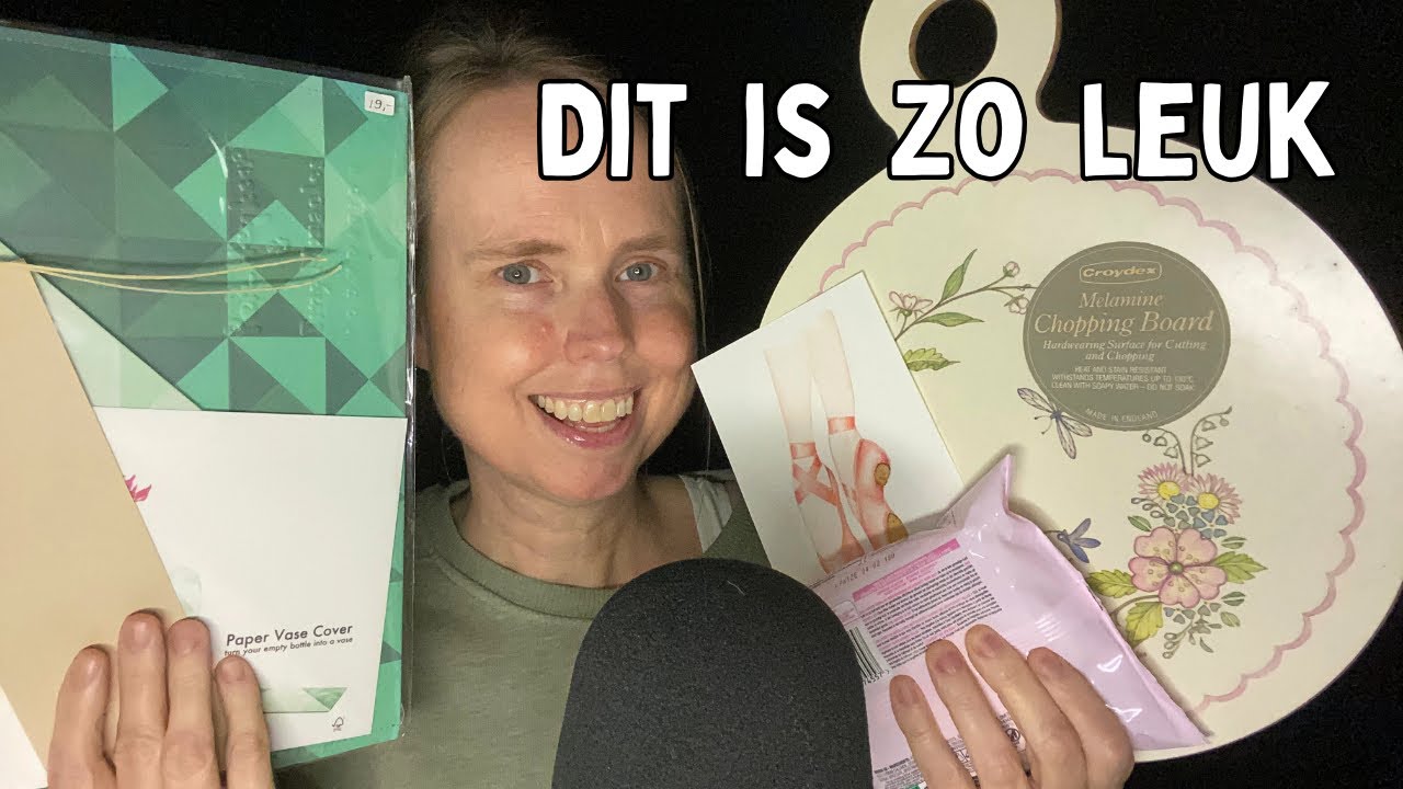 ASMR Leuke Cadeautjes 💝 Tapping, Tracing, Hand Movements, Woorden Herhalen... (Nederlands)