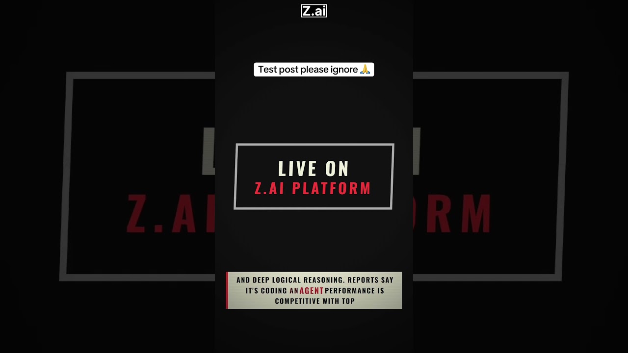 Z.ai announces new ai model! - YouTube