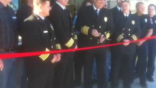 Ribbon cutting at Mountain View Fire and Rescue Station 1