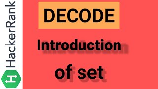 Introduction to sets | hackerrank  python solution ||  introduction to set solution