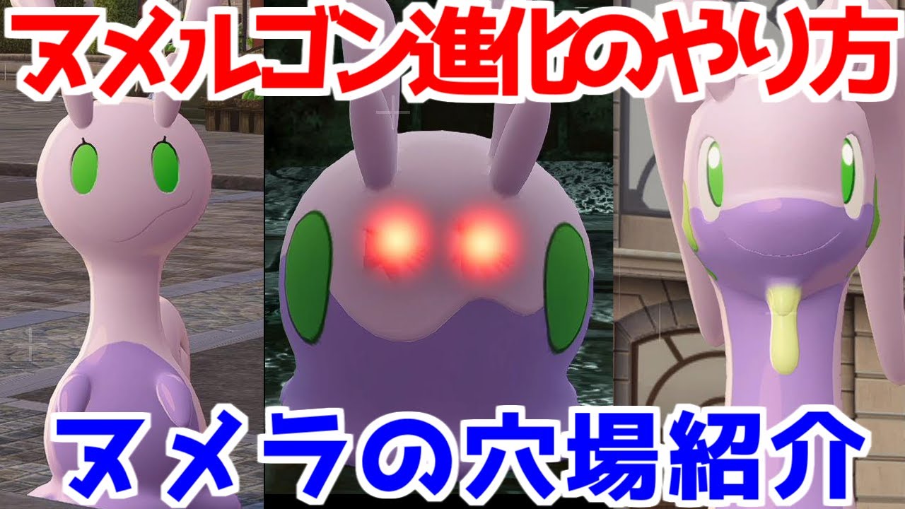 ポケモンZA】ヌメラ ヌメイル ヌメルゴン オヤブン個体 穴場 出現場所