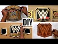 4 different wwe championship titles you can make at home