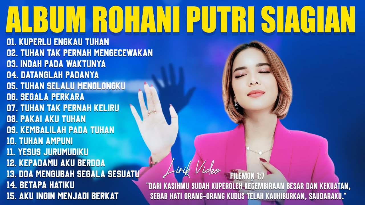 Lagu Rohani Putri Siagian Full Album Terbaik 2026 (Lirik) Lagu Rohani Kristen Terbaru 2026
