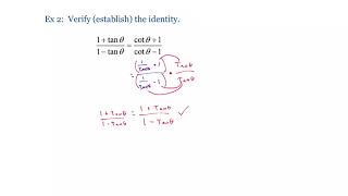 5.2 Day 2 Verifying Trigonometric Identities