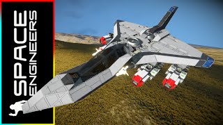 The BX-63A Missile Fighter! - Space Engineers