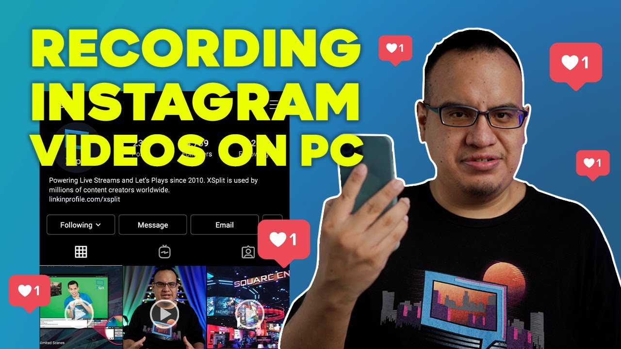 Recording Gameplay for Instagram Posts and Stories YouTube