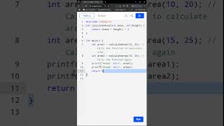 🔧 C Programming Simplified: Learn Functions, Arguments & Return Values with Examples! 🖥️