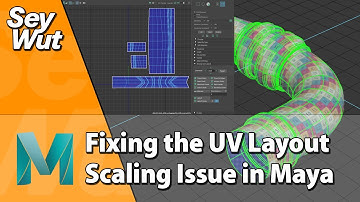 How to Fix the UV Layout Scaling Problem in Maya