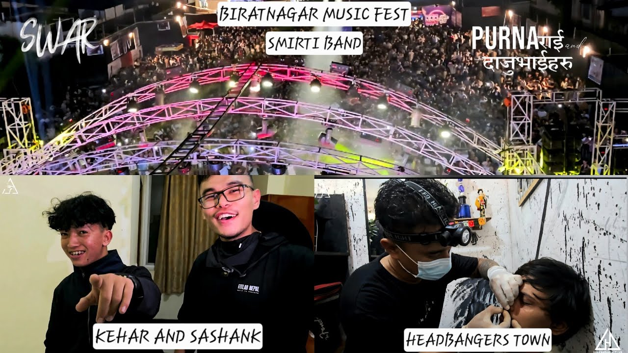 @swar5729 @keharsinglimbu @purnarai1997 @dr.sashanktamrakar @thesmritiband AT BIRATNAGAR MUSIC FEST