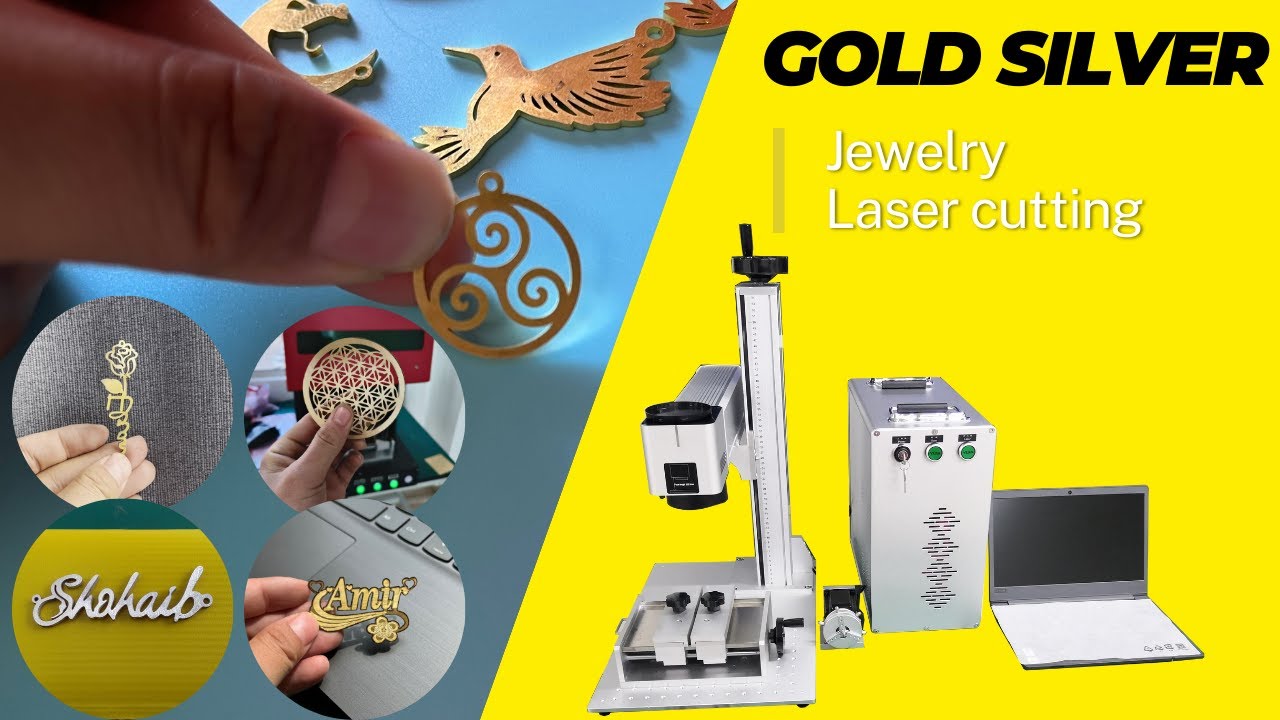 The SECRET to Cutting Gold with a Fiber Laser ( 1mm gold laser cutting