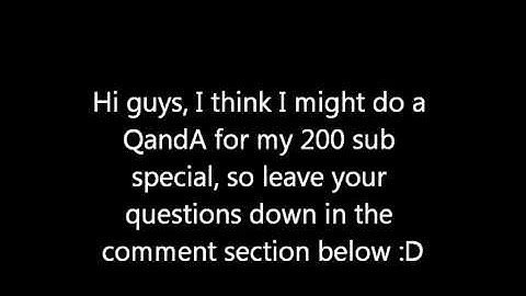 Q&A (Leave your questions down below)