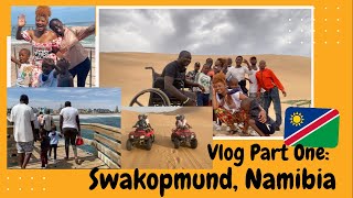 Swakopmund, Namibia Family Trip  (Vlog Part One) | Oceanfront Airbnb | Swakop Jetty