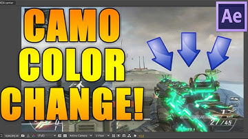 CAMO COLOR CHANGE! After Effects Tutorial by Phenom!