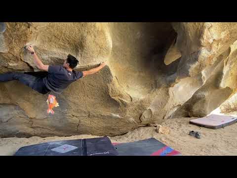 Beta Video for climb Moonraker v8, Bishop