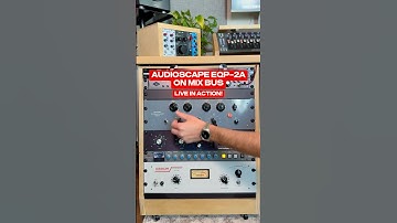 Audioscape EQP-2A on mix bus. (Stereo Pultec).. #mixing #mastering #homestudio #studio #producer
