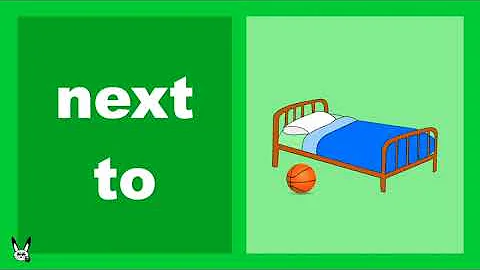 Prepositions of Place - On, In, Under, Next To, with sentences.