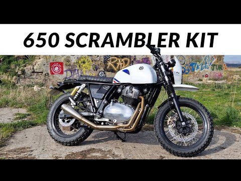 'Vintage Rally' Scrambler Kit For Royal Enfield Interceptor 650 Unboxing Review