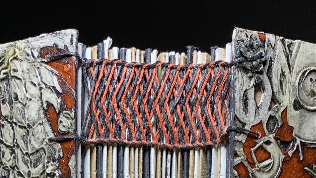 How to Celtic Weave Bookbinding - Step by Step - Part 1