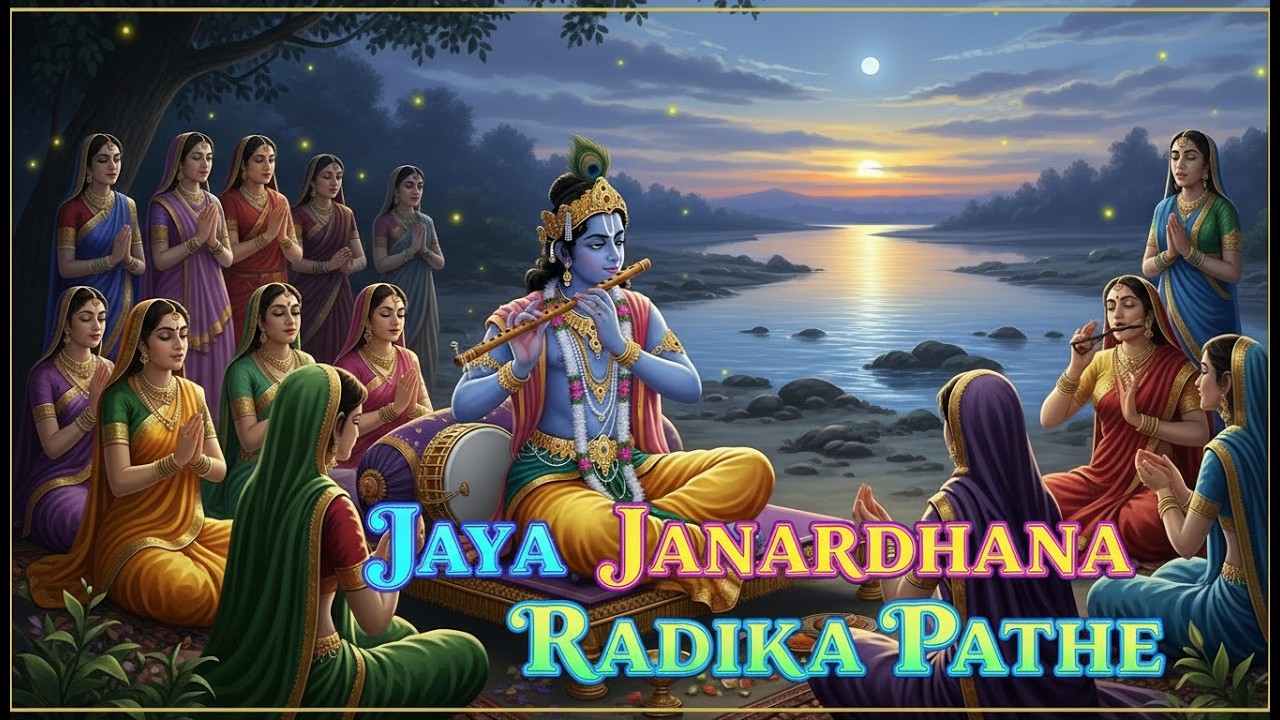 JAYA JANARDHANA KRISHNA RADHIKA  #jaikrishna #jaishreeram #devotionalsongs #devotional #trendingsong