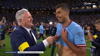 'Pep, put me in!' | Match Winner Rodri After Winning The Champions League For Manchester City 🏆