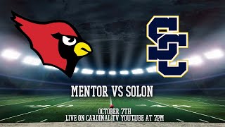 Mentor Football vs Solon