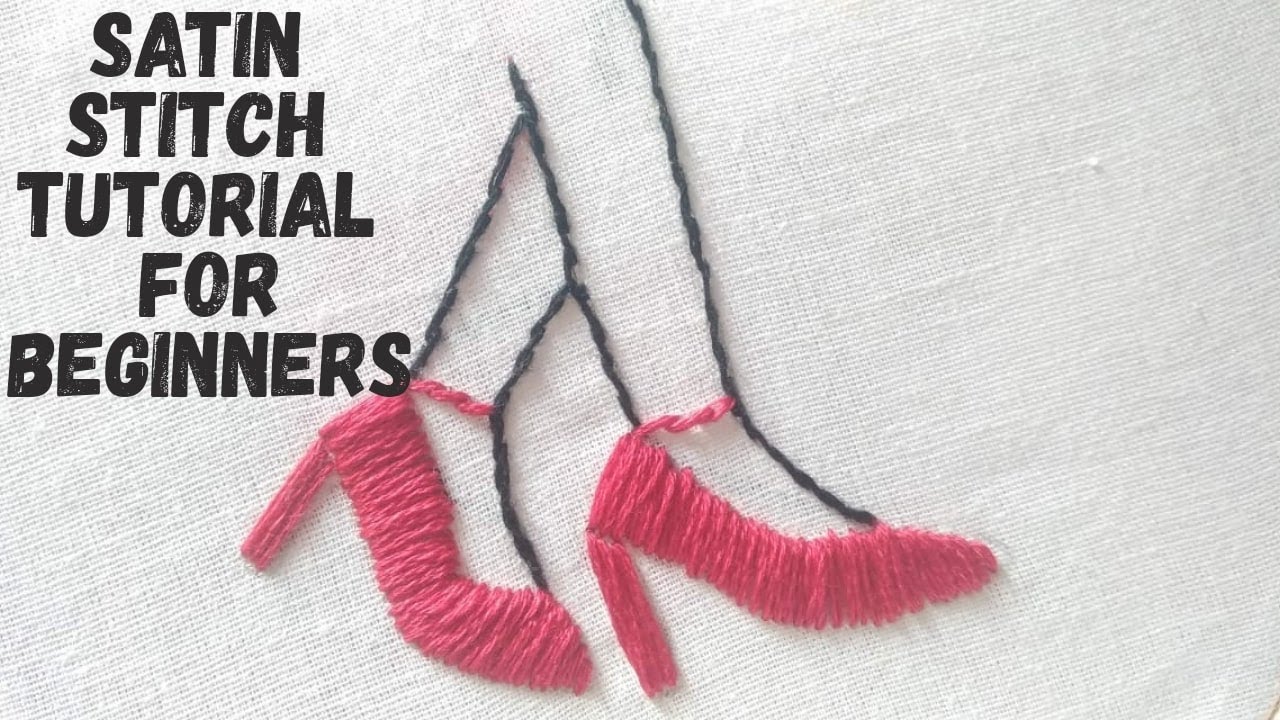 How to do satin stitch  satin stitch tutorial for beginners  satin How to do satin stitch  satin stitch tutorial for beginners  satin
