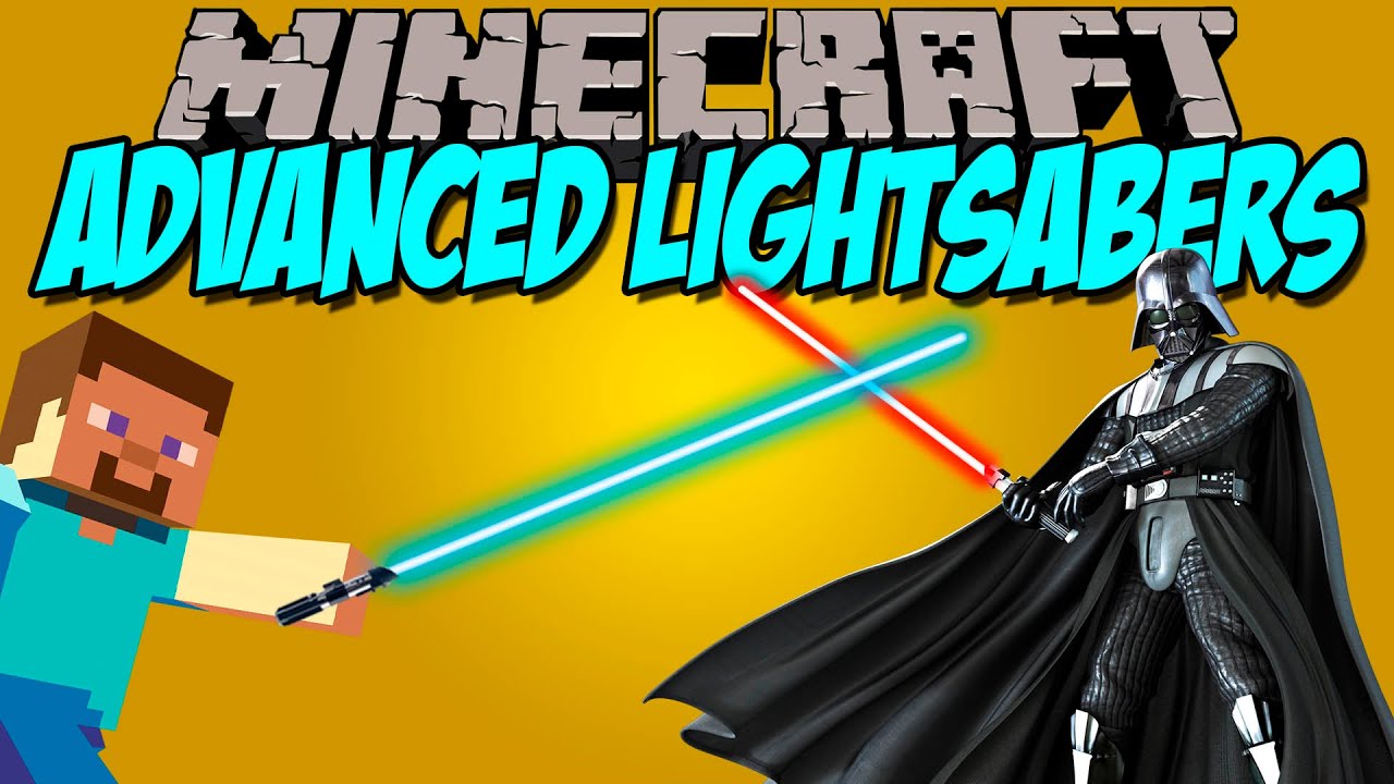ADVANCED LIGHTSABERS MOD Las espadas láser de Star Wars Minecraft
