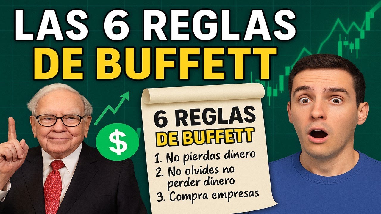 💰 ¡REVELADO! Las 6 REGLAS de WARREN BUFFETT para INVERTIR y GANAR ...