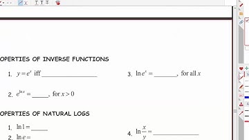 5.1 The Natural Logarithmic Function - Differentiation