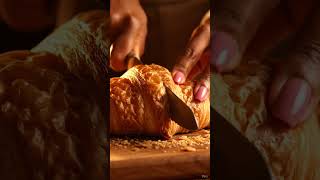 #eargasm #asmr #croissant #bread #foodporn #4kfood #aesthetic #satisfying #buttery #shorts