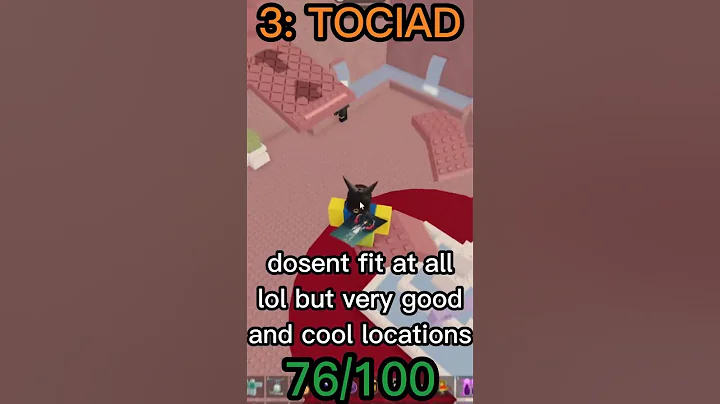 THE 5 BEST TOWERS OF EACH AREA IMO - PARADISE ATOLL #shorts #roblox #etoh #jtoh