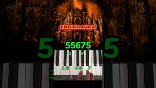 Ogryzek - EMPIRE Slow  Easy Piano Tutorial #shorts #viral #empire #ogryzek
