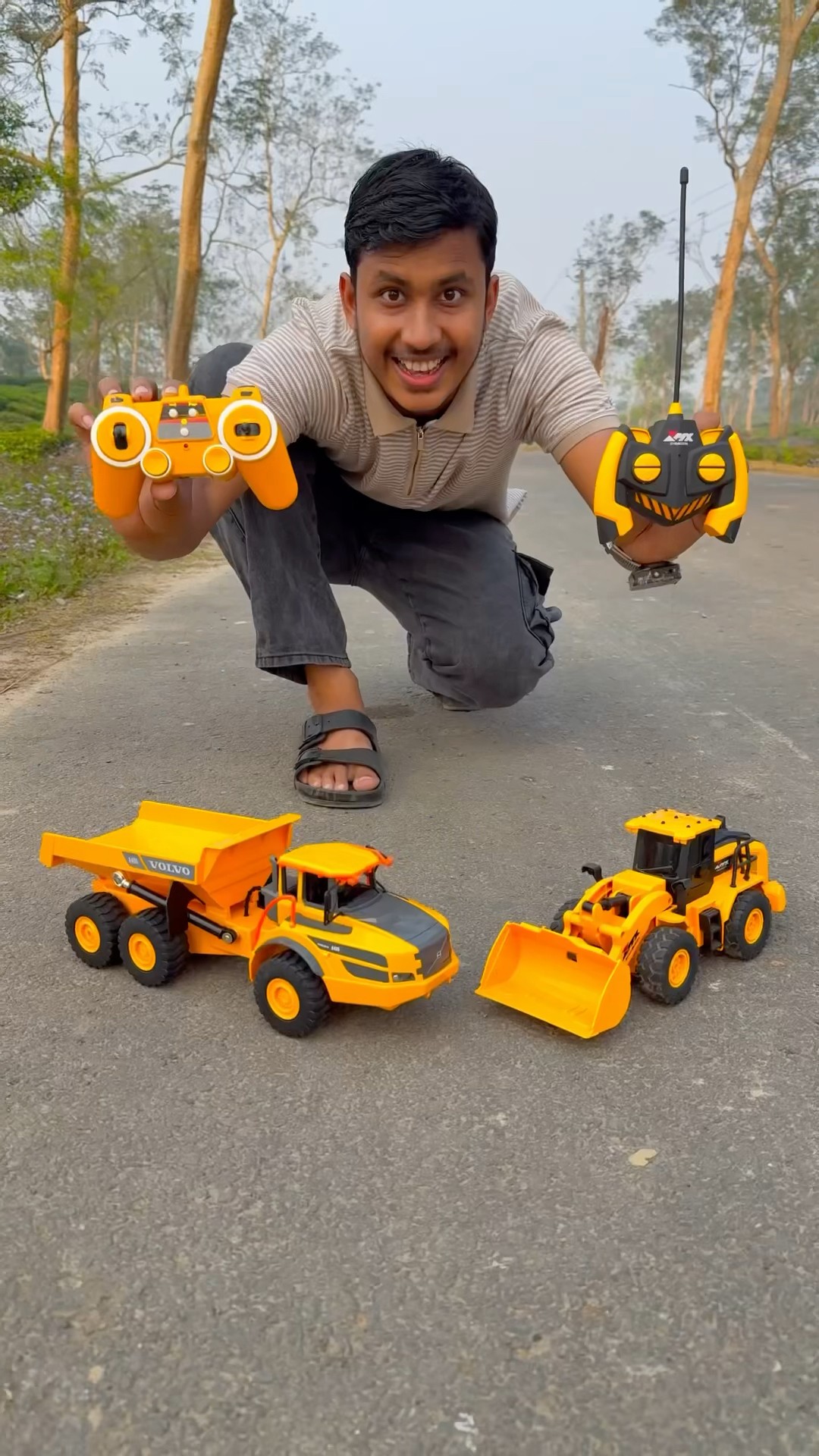 Big Size New RC Dumper Truck and RC Bulldozer