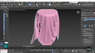 Cloth Simulation Basic in 3Ds Max | Cloth simulation 3Ds Max 2021 screenshot 3