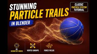 Create Stunning Particle Trails in Blender | Particle System Tutorial | No Geometry Nodes | English