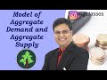 Model of Aggregate Demand and Aggregate Supply in Hindi