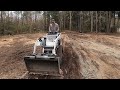 WAIT...WUT!?! Mini Tank Skid Steer! Bobcat MT100 Backyard Transformation Project!