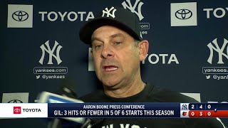 Aaron Boone discusses win over Orioles