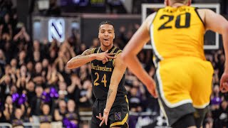 Men's Basketball - Northwestern Grinds out 68-57 Win over Iowa (2\/28\/25)
